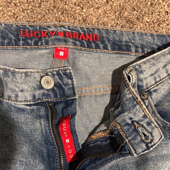 Lucky Brand Light Blue High rise, Wide Leg Jeans - Picture 4 of 6